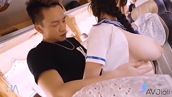 Taiwanese Girl With Big Natural Breasts Has Sex On A Bus With A Stranger