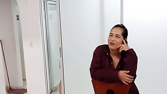 Latina Mature Interrupts Stepmother'S Phone Sex And Steps In