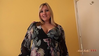Busty Blonde Milf Needs A Helping Hand In This Hd Porn Video