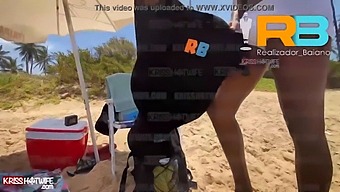 Brazilian Director And Wife Engage In Exhibitionist Sex On The Beach