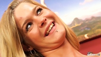 Klara, A Busty And Attractive Blonde, Passionately Gives Oral Pleasure And Swallows Semen As An Alternative To A Professional Photoshoot
