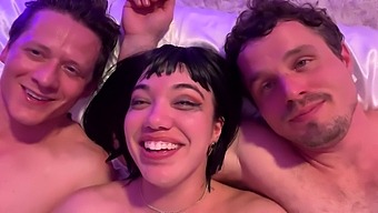 Erotic Threesome With Three Performers