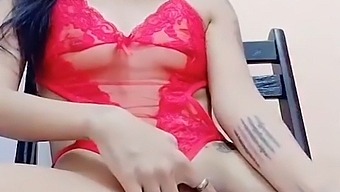 Thai Babe Explores Pleasure With A Large Dildo In Her Petite Vagina