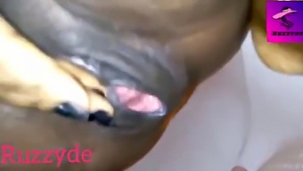 Wet And Wild: Ruzzyde'S Dildo Play Leads To Explosive Orgasm