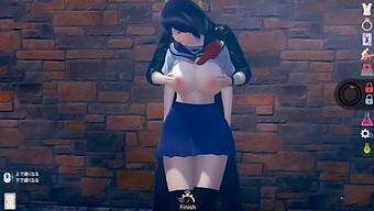 Experience The Ultimate In Erotic Pleasure With This Ai-Powered 3d Hentai Game Featuring A Cute And Seductive Woman With Big Breasts And Black Hair.