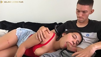 Step-Sibling'S Oral Pleasure Leads To Intense Orgasm
