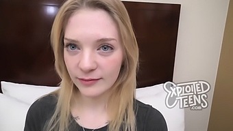 Fresh-Faced 18-Year-Old With A Shaved Pussy Gets Down And Dirty