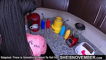 Stepmother'S Hot Room Service With Big Dick And Ass Play