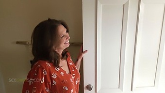 Elderly Landlady Enjoys A Surprise Visit From Her Landlord In The Form Of A Package, Leading To An Intense Session Of Oral And Penetrative Sex.