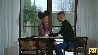 Interracial Dating Leads To Intense Rimjob Session