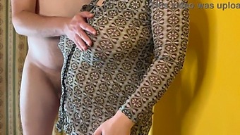 Voluptuous Wife With Shaved Pussy Allows Me To Ejaculate Inside Her For Potential Pregnancy - Viewed From The Side