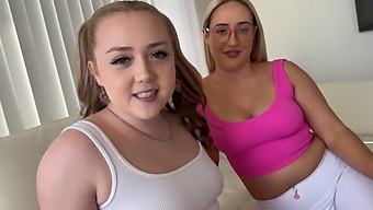 Blonde Step Sisters Indulge In Steamy Household Fantasy