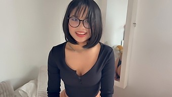 An Anime Character Loses A Bet And Gets To Experience A Big Dick Cum Shot On Her Thighs.